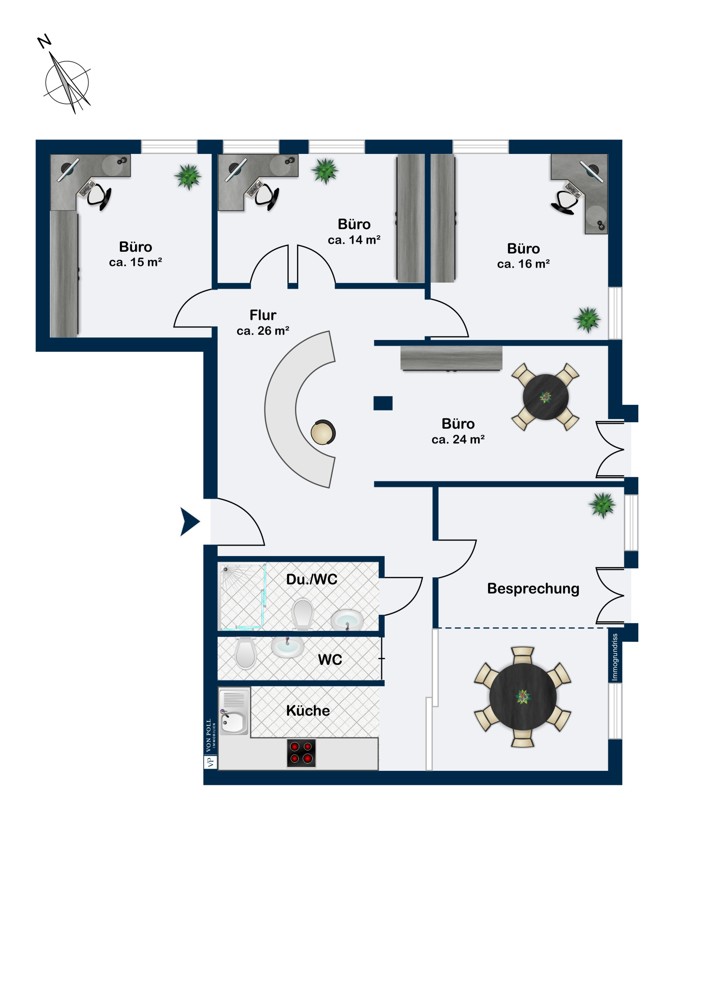 1. Dachgeschoss - 3. Etage 1. Dachgeschoss - 3. Etage