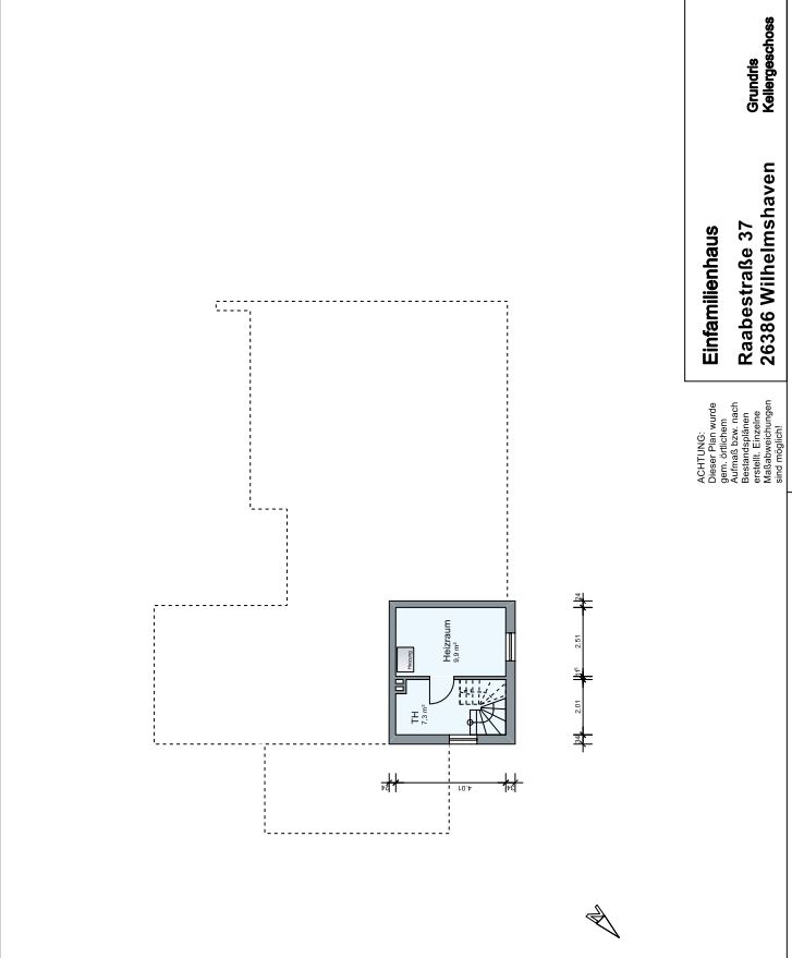 Grundriss Kellergeschoss Grundriss Kellergeschoss