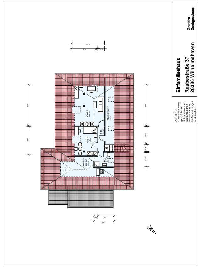 Grundriss Dachgeschoss Grundriss Dachgeschoss