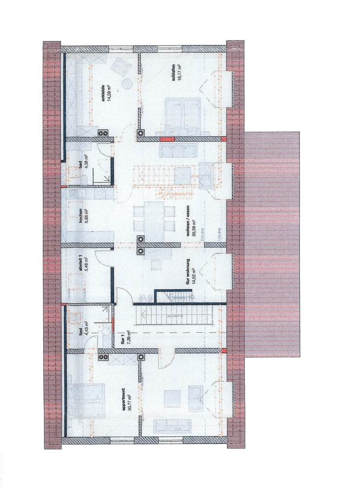 Dachgeschoss Haupthaus Dachgeschoss Haupthaus