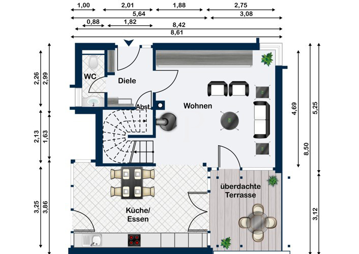 Grundriss EG Grundriss EG