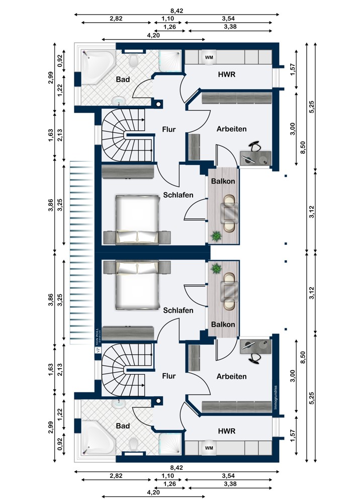 Grundriss Obergeschoss Grundriss Obergeschoss