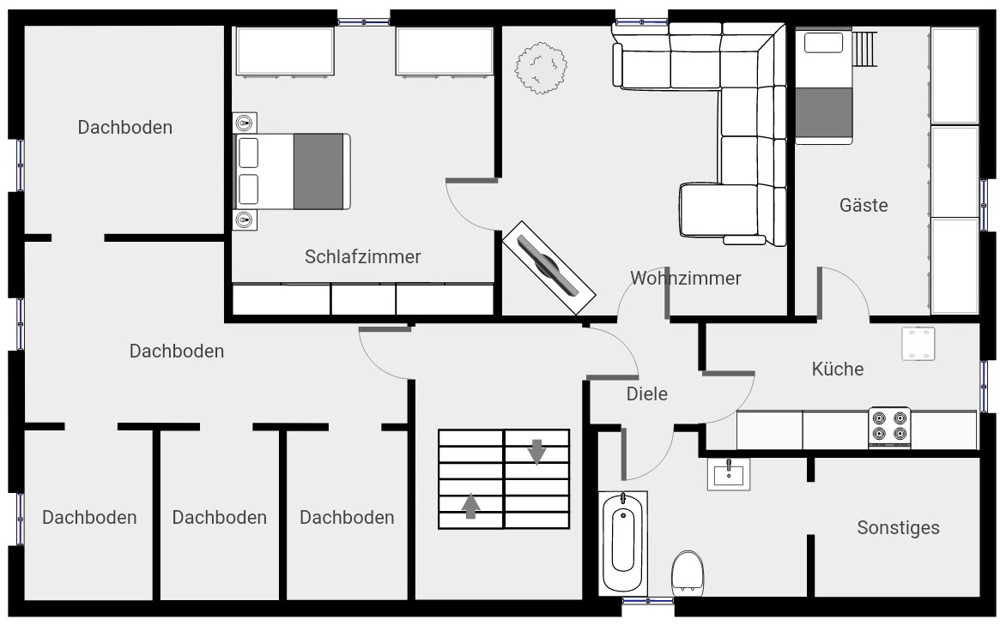 Dachgeschoss Dachgeschoss