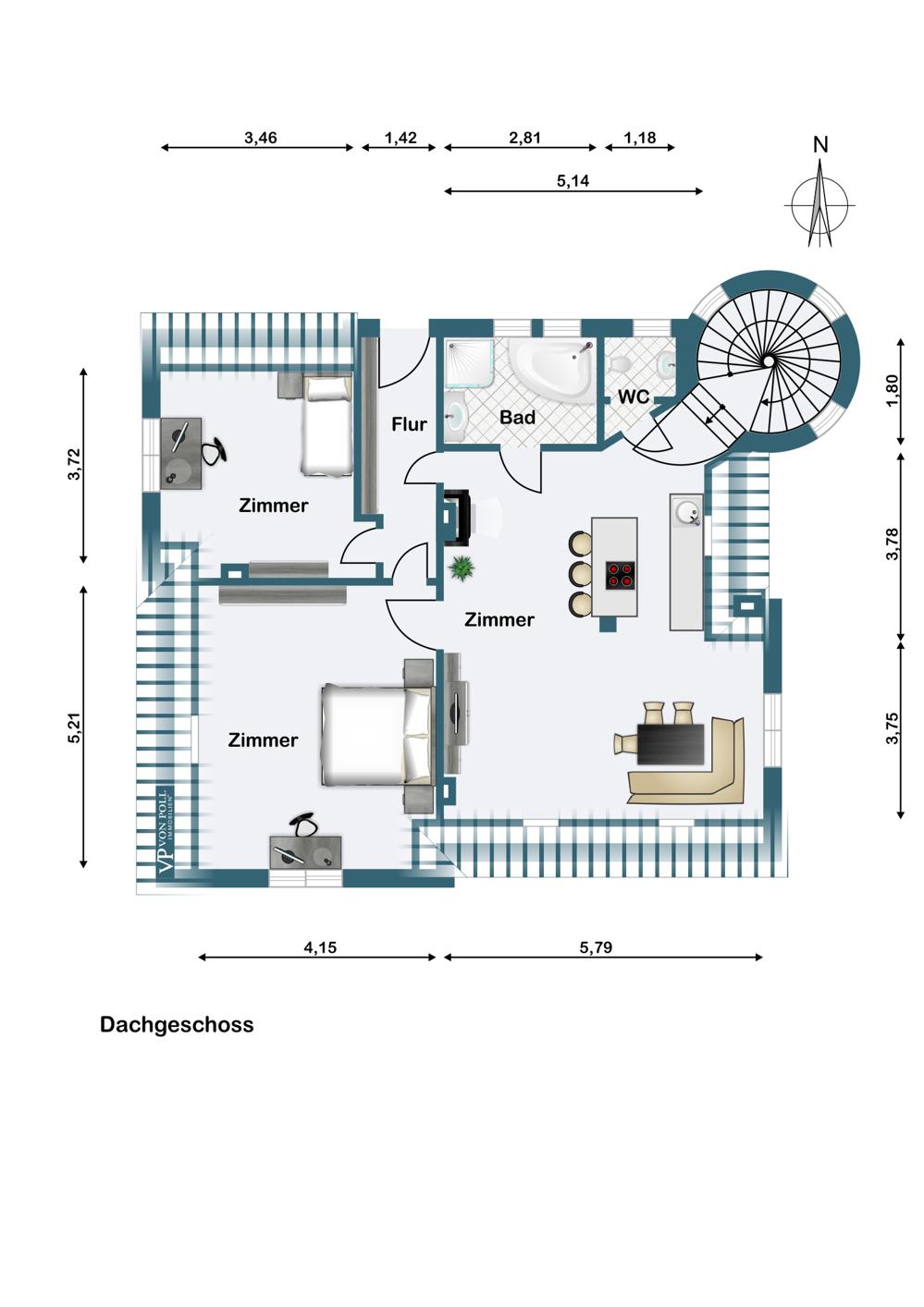 Dachgeschoß Dachgeschoß