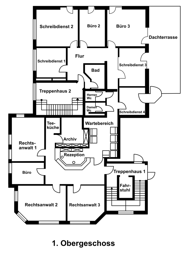 1. Obergeschoss 1. Obergeschoss