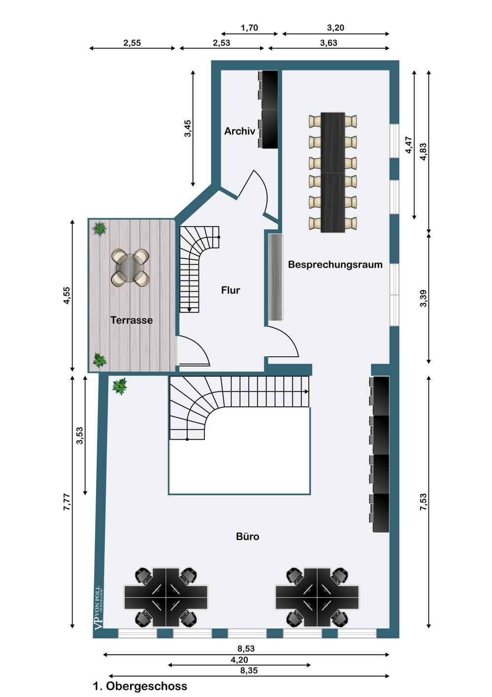 Grundriss 1OG Grundriss 1OG