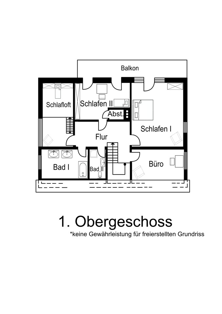 1. Obergeschoss 1. Obergeschoss