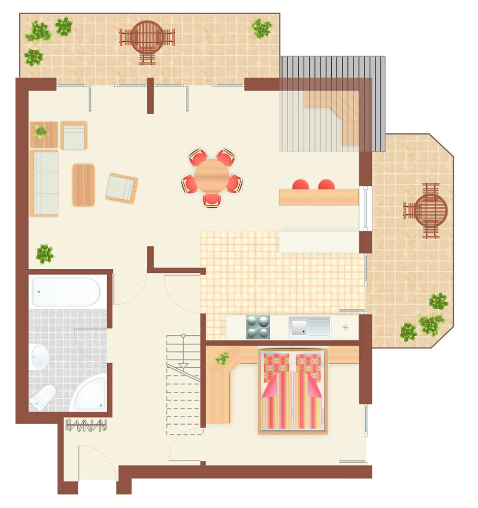 untere Etage untere Etage