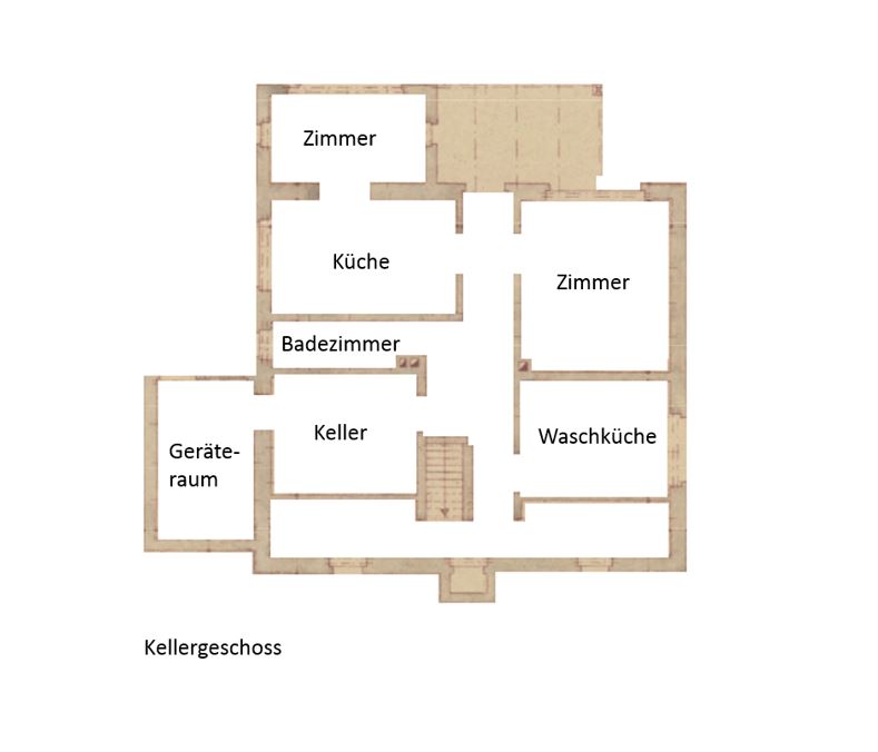 Untergeschoss Untergeschoss