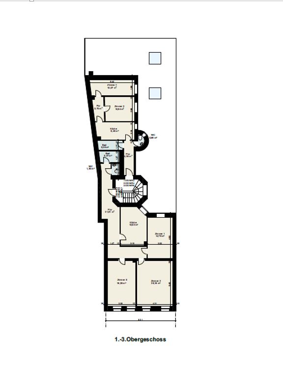 1. -3.Obergeschoss 1. -3.Obergeschoss