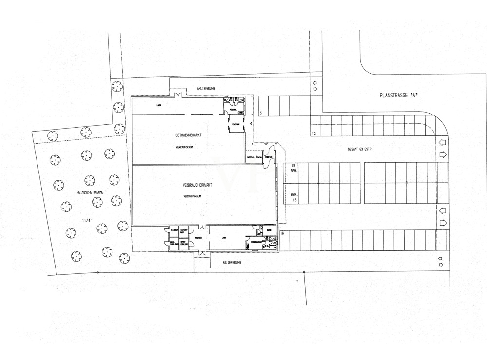 Lageplan mit Parkplatz Lageplan mit Parkplatz