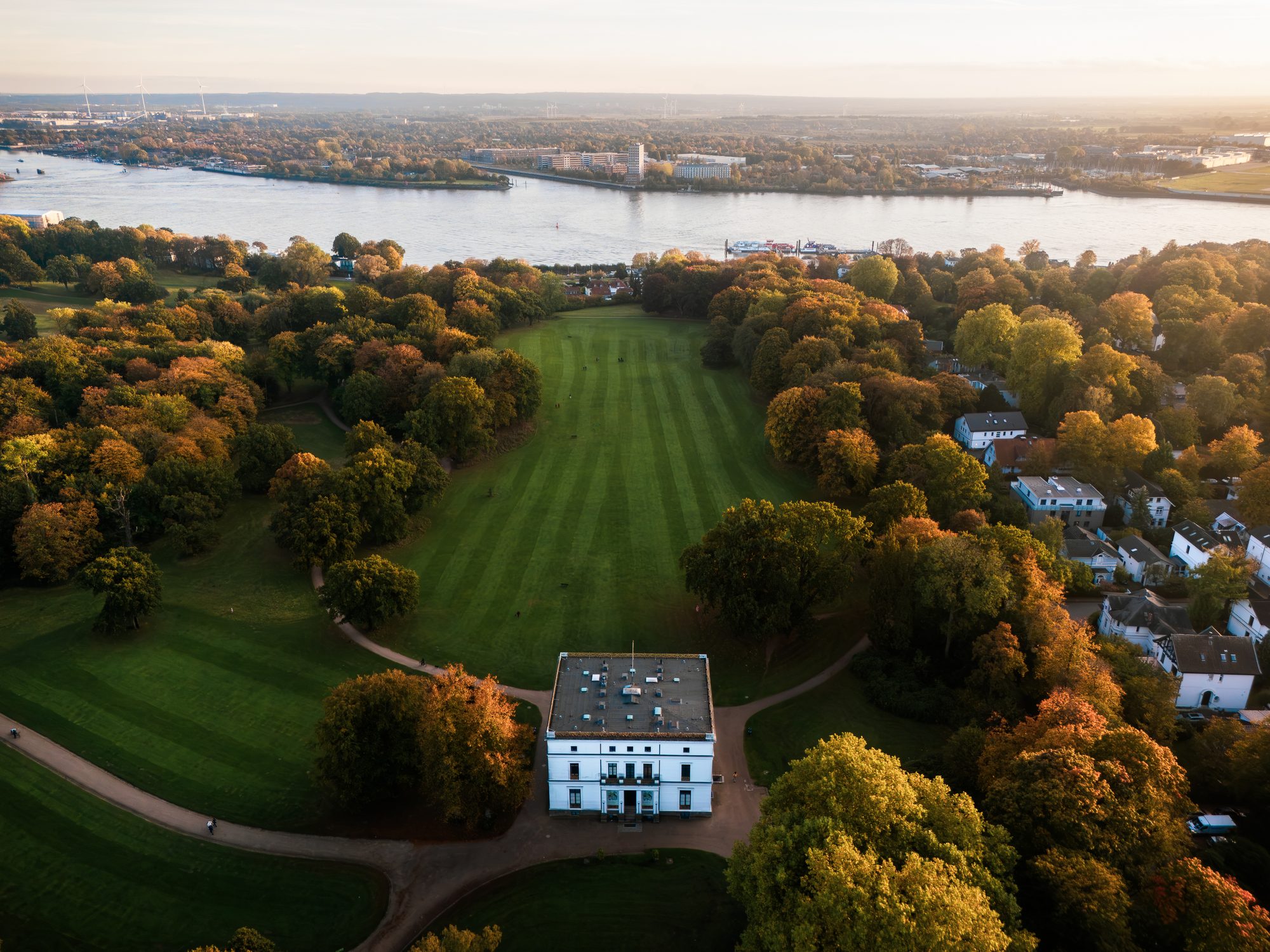 Jenisch Haus im Jenischpark in Hamburg-Othmarschen