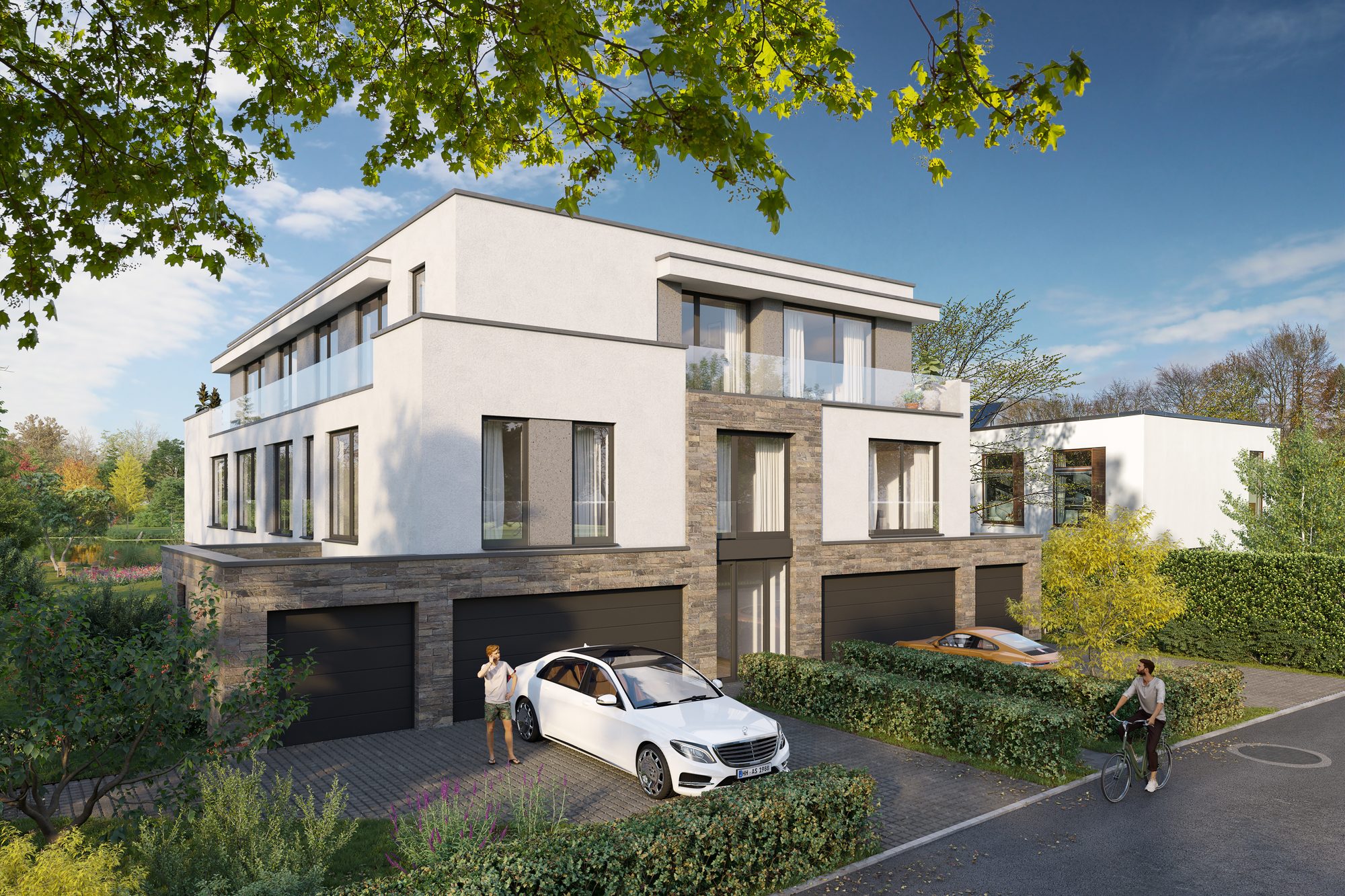 Bel Etage im ELBGARTEN N° 3 – Obergeschoss mit großem Balkon