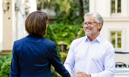 Entretien avec un agent immobilier