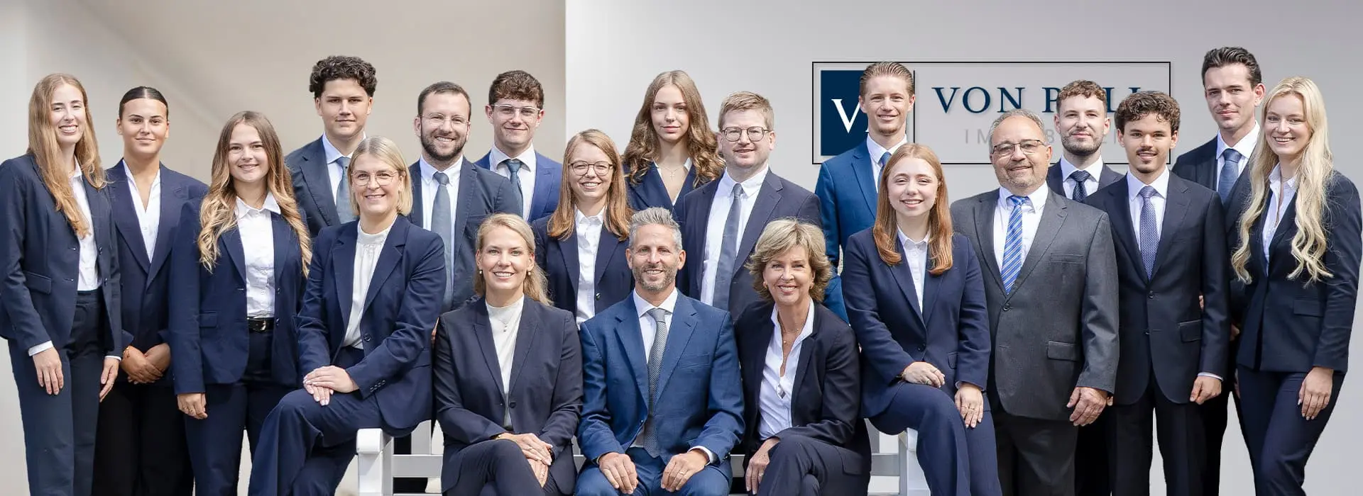 VON POLL IMMOBILIEN – Immobilienmakler Mainz – Teambild