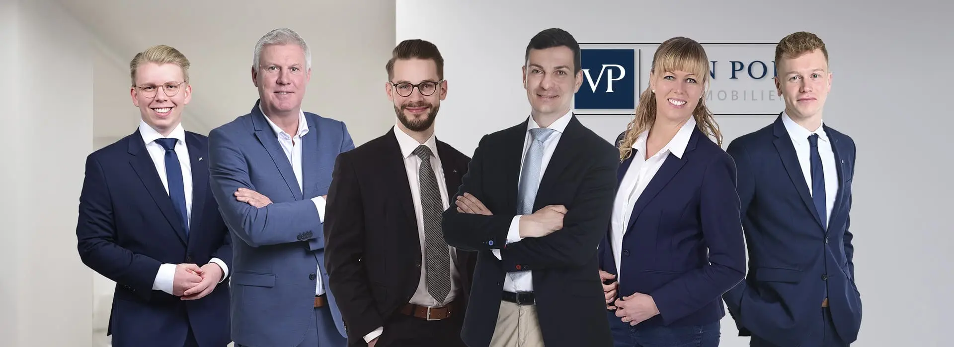 VON POLL IMMOBILIEN – Immobilienmakler Rendsburg – Teambild