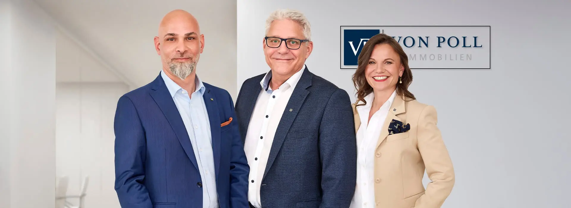 VON POLL IMMOBILIEN – Immobilienmakler Singen – Teambild