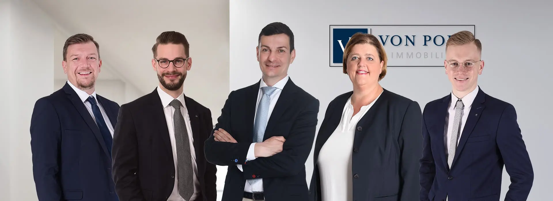 VON POLL IMMOBILIEN – Immobilienmakler Eutin – Teambild