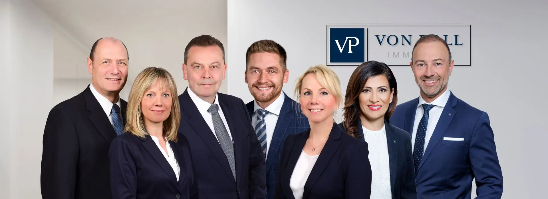 Teambild VON POLL IMMOBILIEN Hannover Region Nord