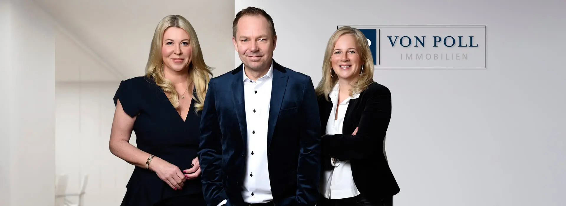 VON POLL IMMOBILIEN – Immobilienmakler Hamburg – Alstertal – Teambild