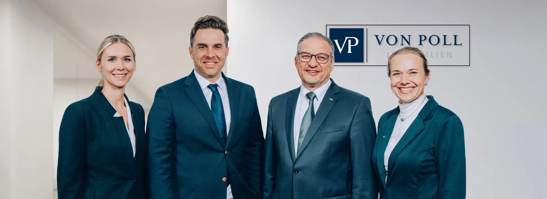 VON POLL IMMOBILIEN – Immobilienmakler Landshut – Teambild
