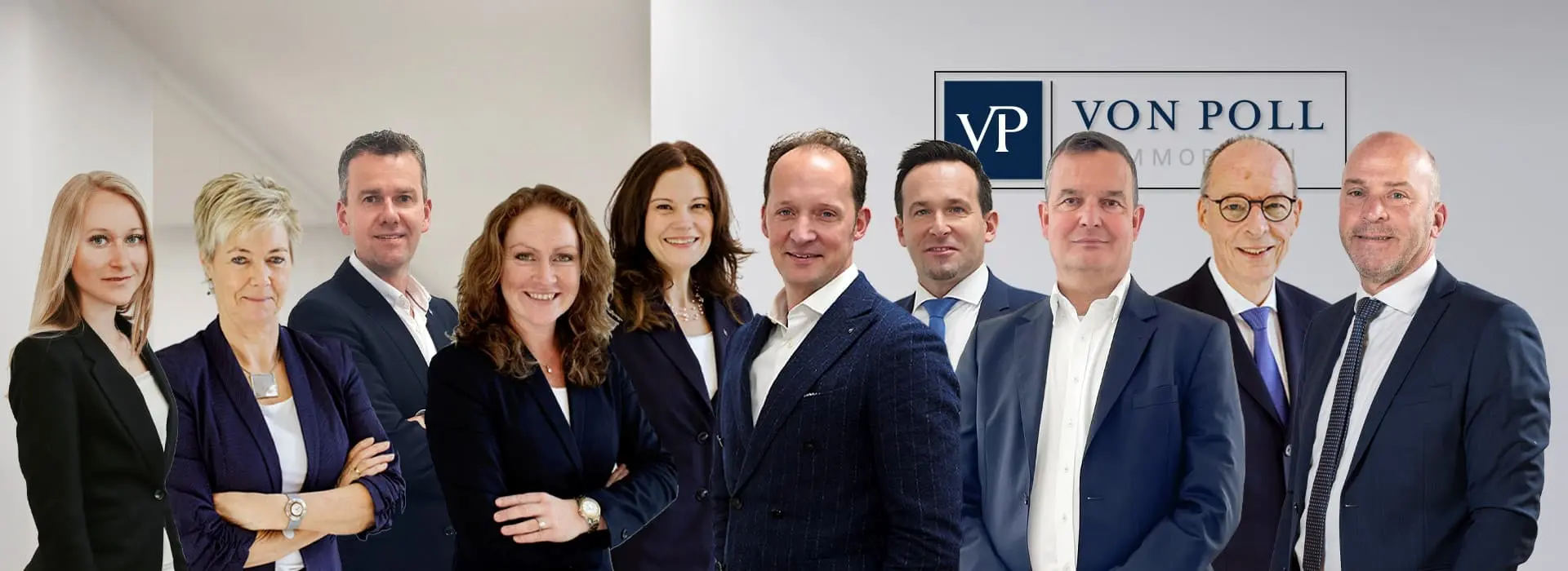 VON POLL IMMOBILIEN – Immobilienmakler Bocholt – Teambild