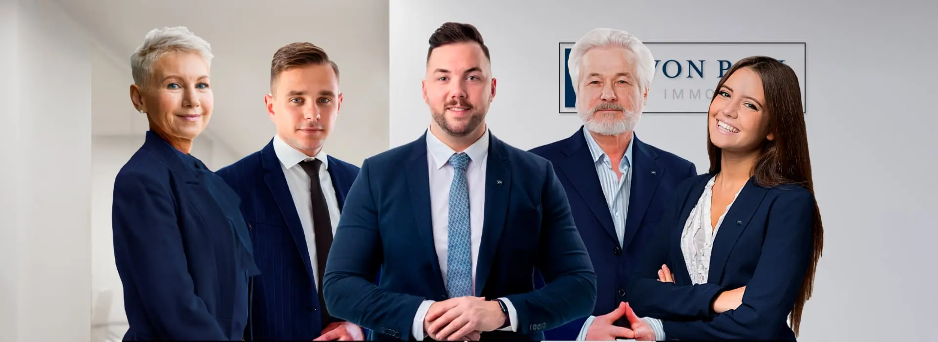 VON POLL IMMOBILIEN – Immobilienmakler Lingen – Teambild