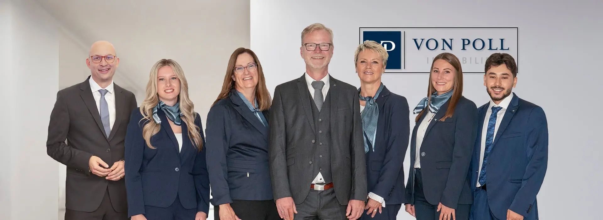 Teambild VON POLL IMMOBILIEN Dillingen