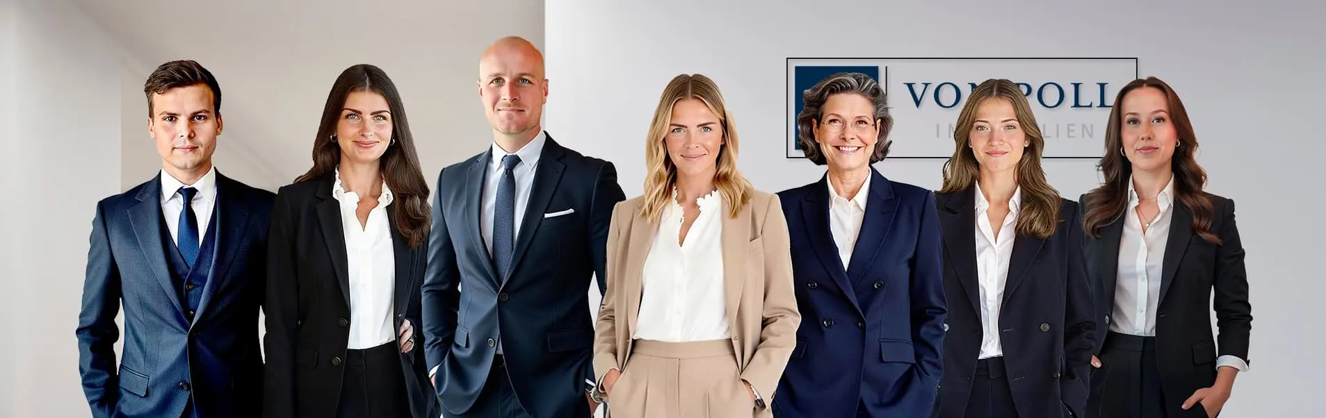 VON POLL IMMOBILIEN – Immobilienmakler Hamburg Elbvororte – Teambild