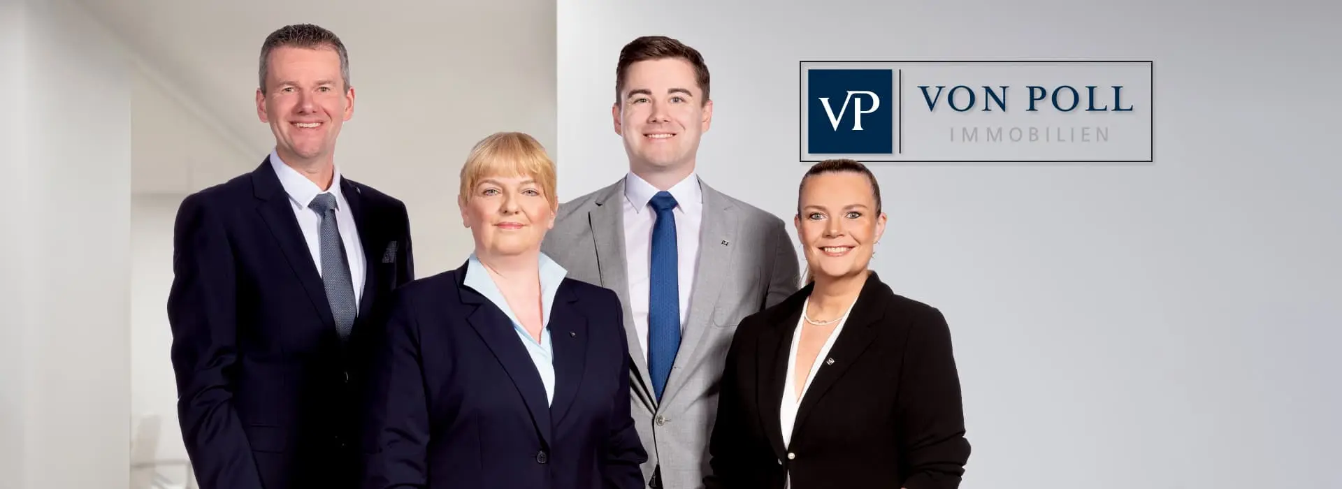 VON POLL IMMOBILIEN – Immobilienmakler Wesel – Teambild