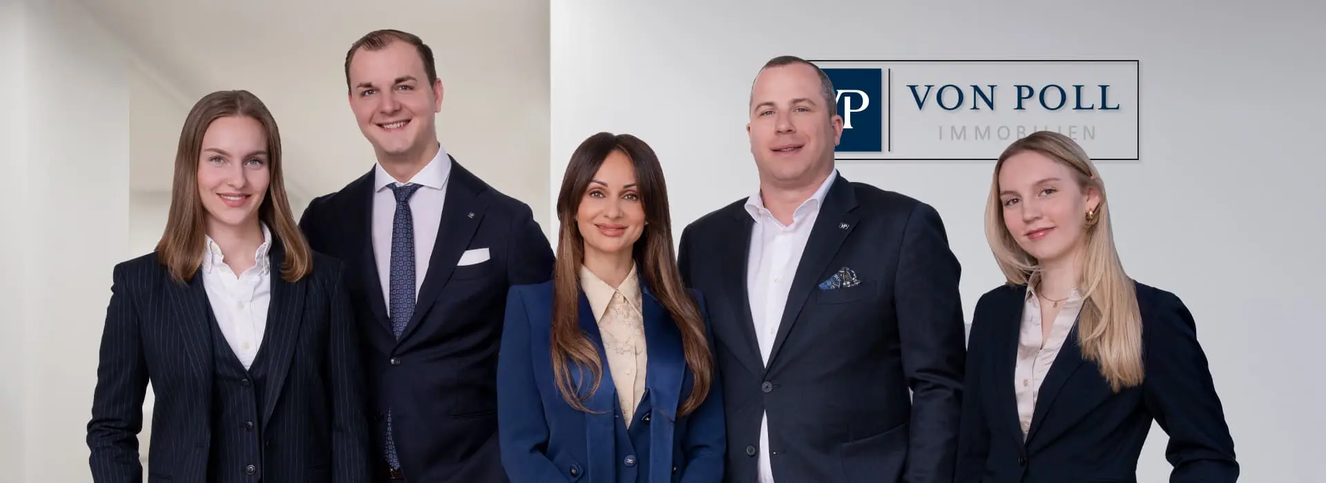 Teambild VON POLL IMMOBILIEN Frankfurt Sachsenhausen