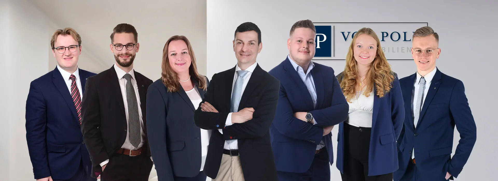 VON POLL IMMOBILIEN – Immobilienmakler Neumünster – Teambild