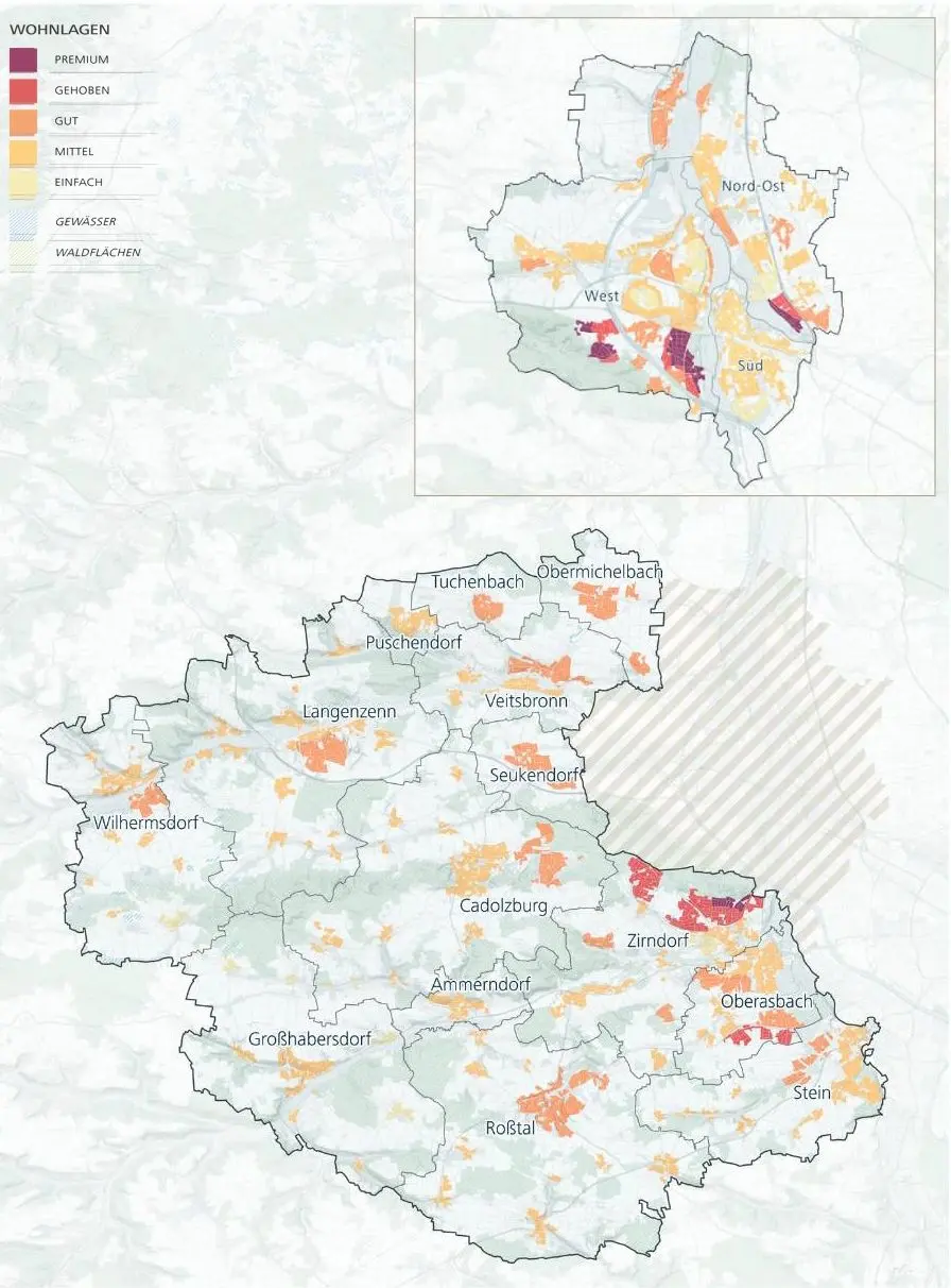 Wohnlagenkarte Fürth