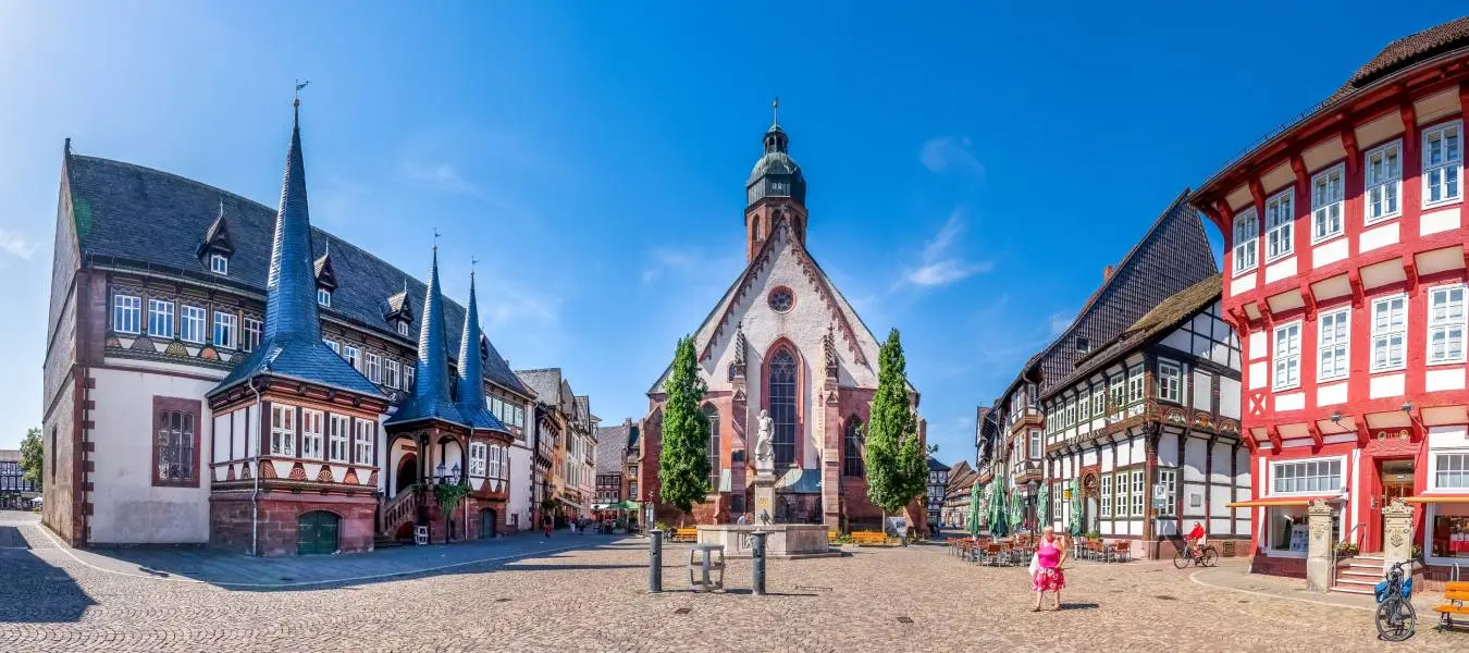Blick auf den Marktplatz von Einbeck.