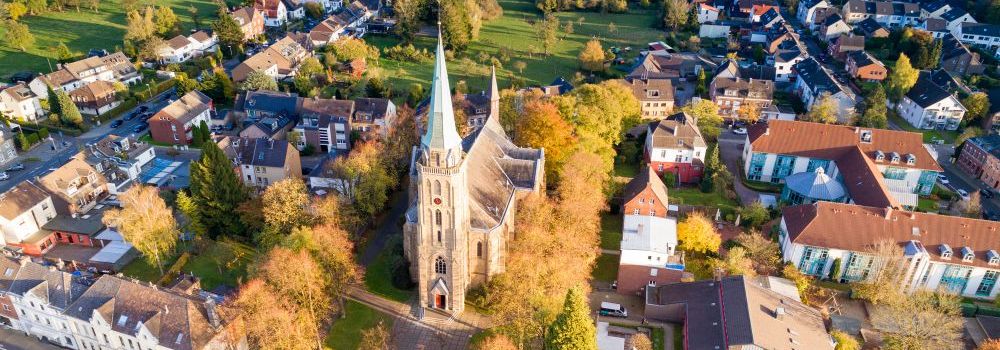 Aachen Brand im Herbst