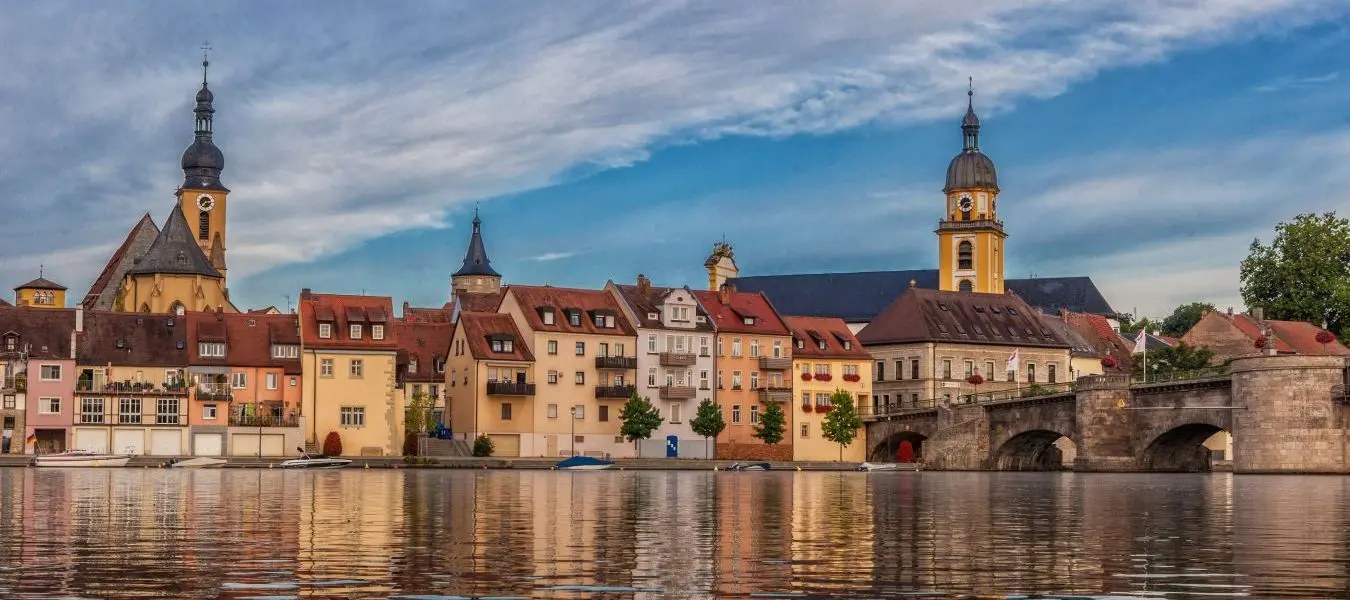 Kitzingen am Main Stadtpanorama