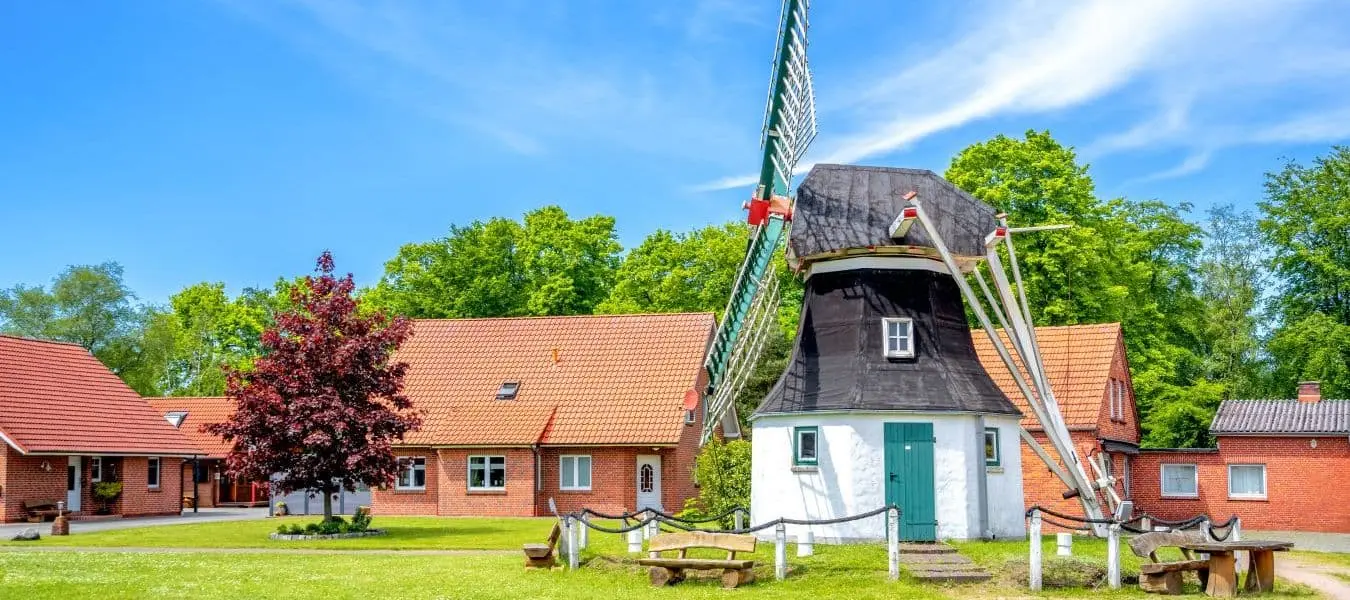 Meints Mühle, Erdholländer, Aurich, Ostfriesland