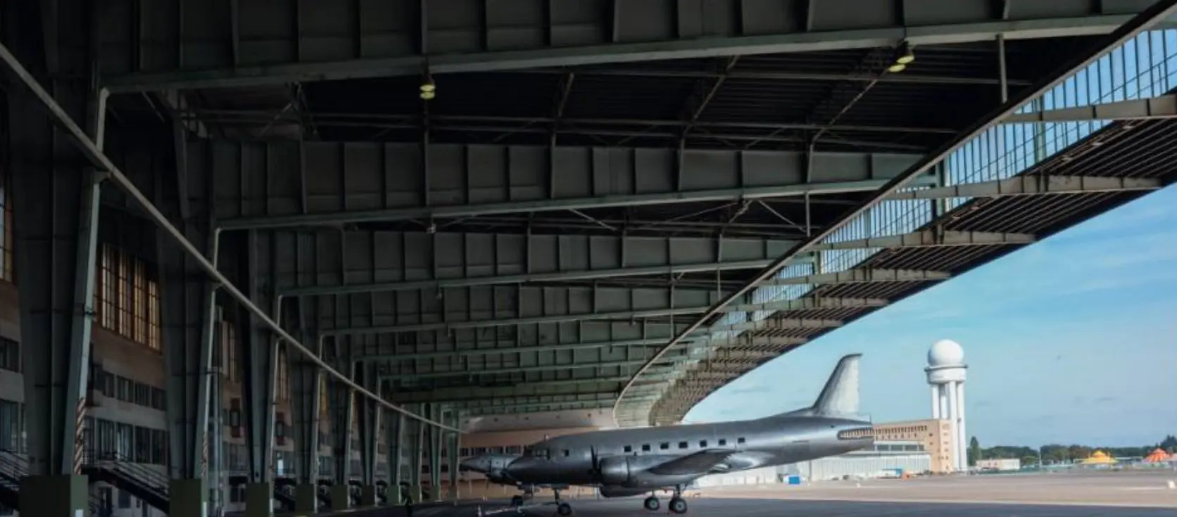 Flughafen Hangar in Berlin-Tempelhof