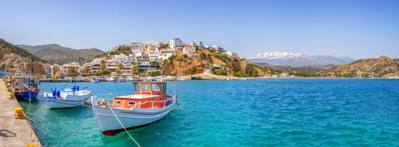 Blick auf die Insel Kreta
