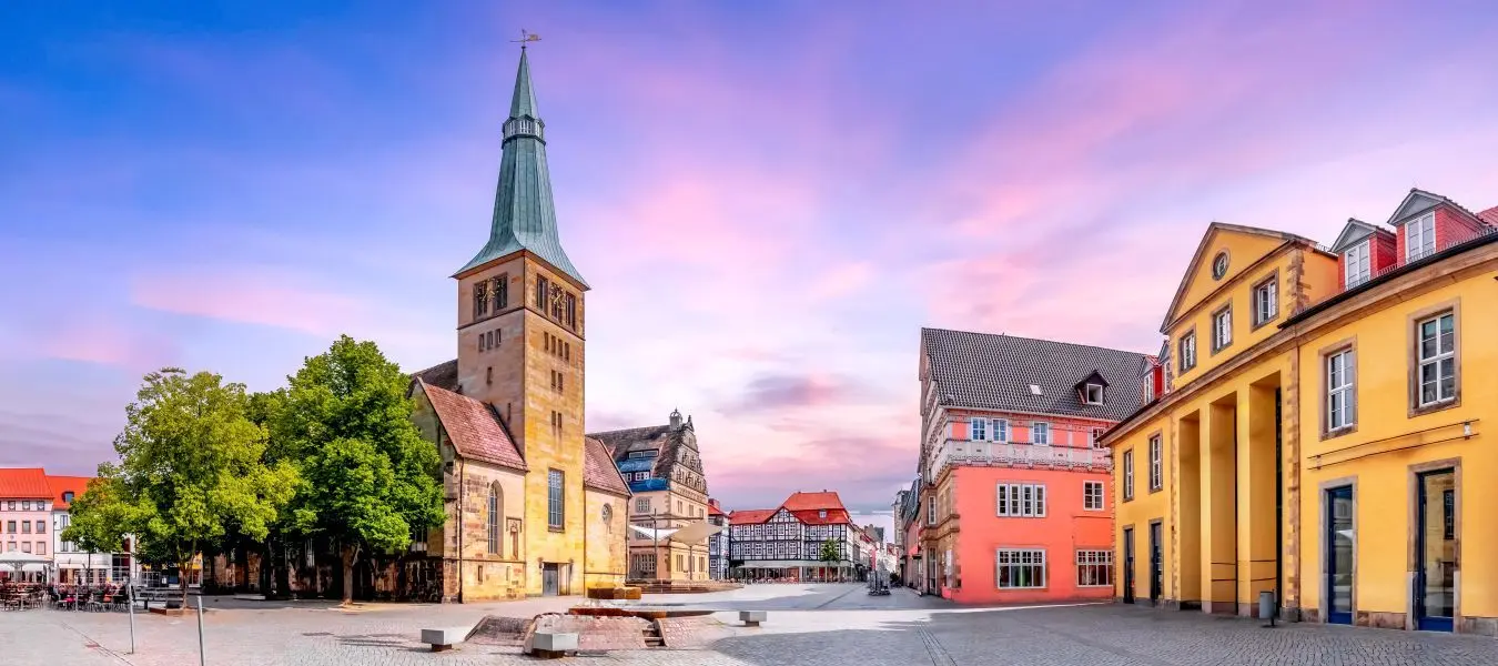 Marktplatz in der Altstadt von Hameln