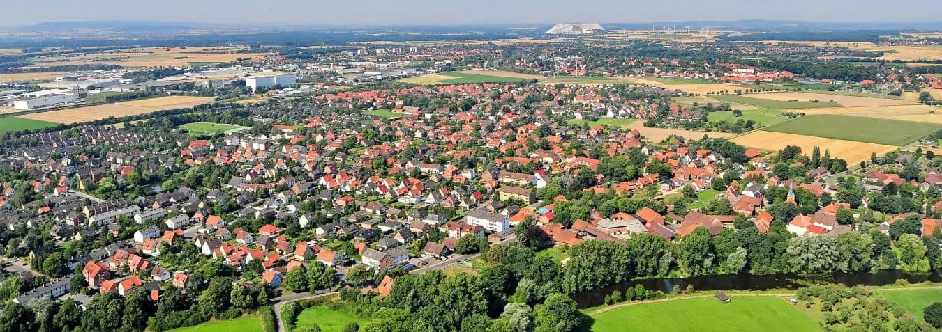 Wunstorf, Luftaufnahme