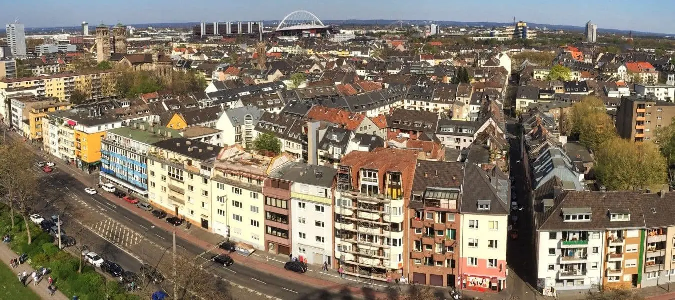 Blick auf das rechtsrheinische Köln