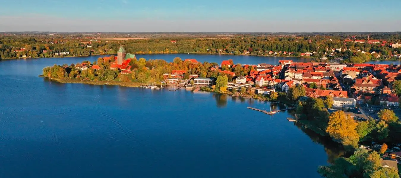 Ratzeburg in Schleswig-Holstein aus der Luft