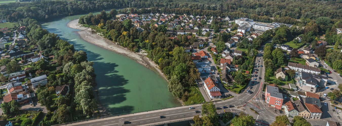 Vogelperspektive Mühldorf am Inn