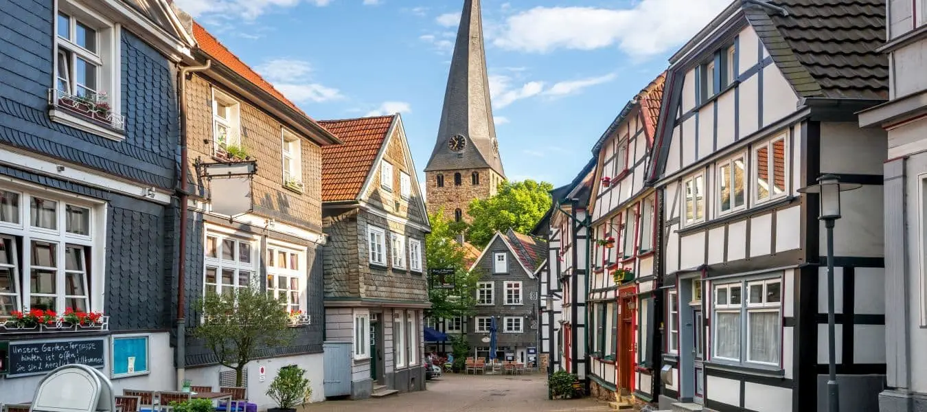 Fachwerkhäuser in der Altstadt von Hattingen