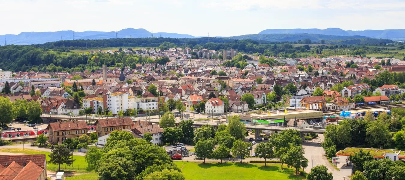 Blick auf Wendlingen