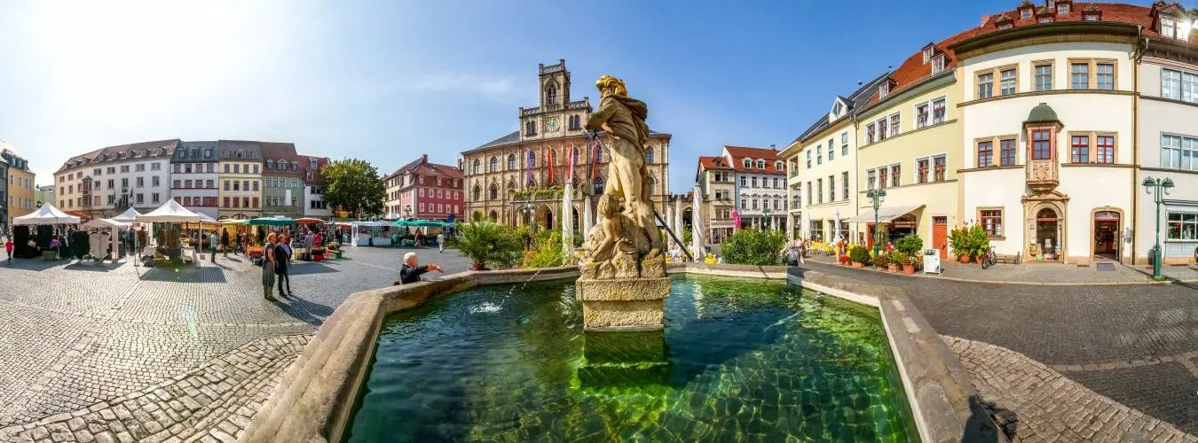 Marktplatz, Rathaus, Weimar
