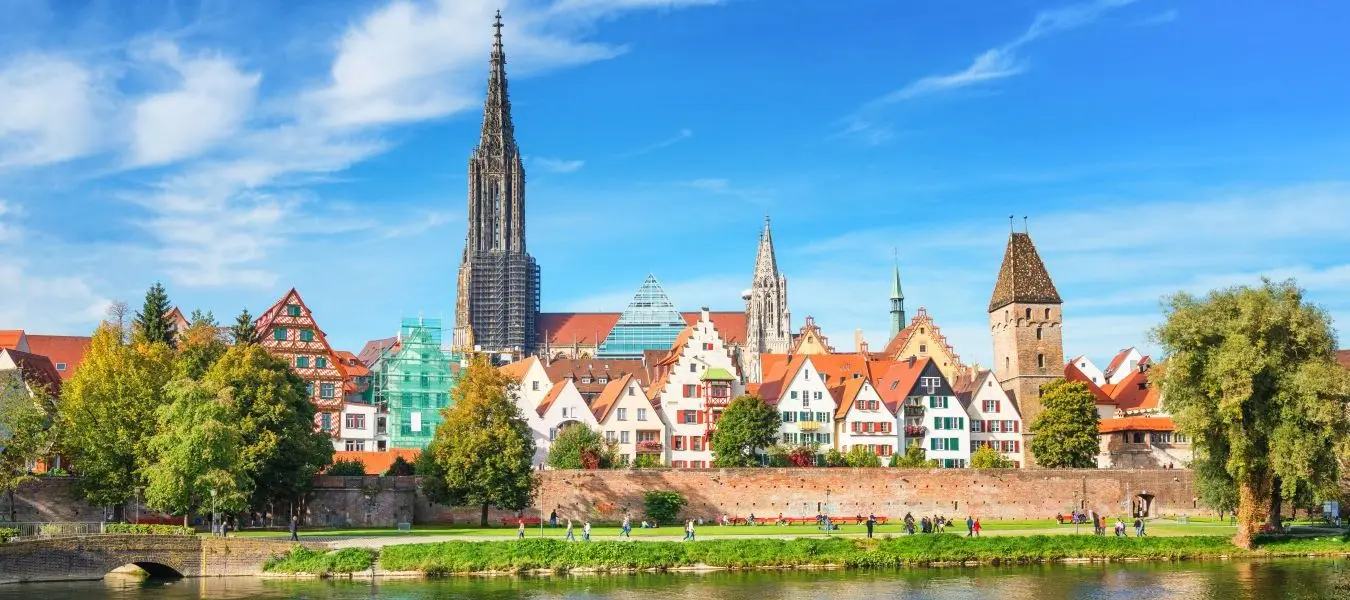 City of Ulm at a sunny day