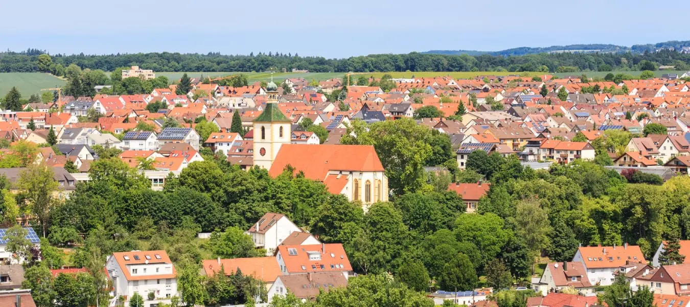 Blick auf Köngen