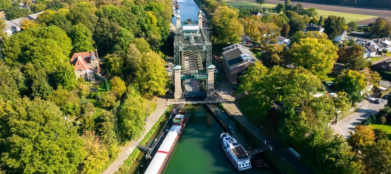 Luftaufnahme Henrichenburg, Schiffshebewerk Henrichenburg, Rhein-Herne-Kanal, Castrop-Rauxel